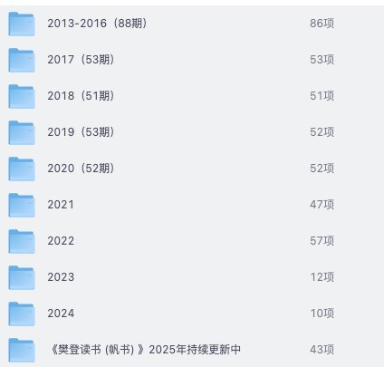 樊登读书2013-2025年合集【更新至2025】【105G】-kk小站