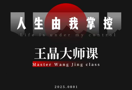 王晶大师课：流量破局人生由我掌控教程-kk小站